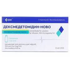 Дексмедетомідин-ново конц.д/р-ну д/інф.100мкг/мл фл.2мл №5